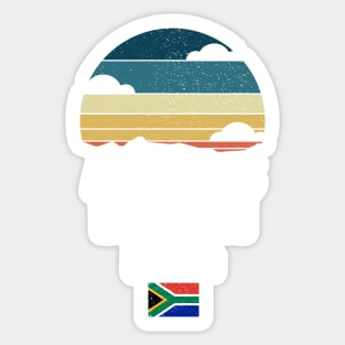 More Is Nog 'n Dag Wisdom South Africa Flag Sticker